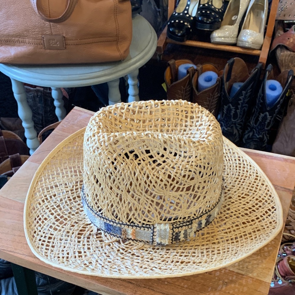 SMITHBILT western straw cowboy hat with gorgeous band